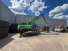 Used equipment: Sennebogen 821M