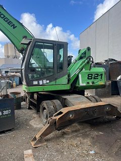 Used equipment: Sennebogen 821M