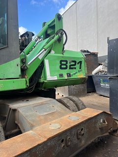 Used equipment: Sennebogen 821M