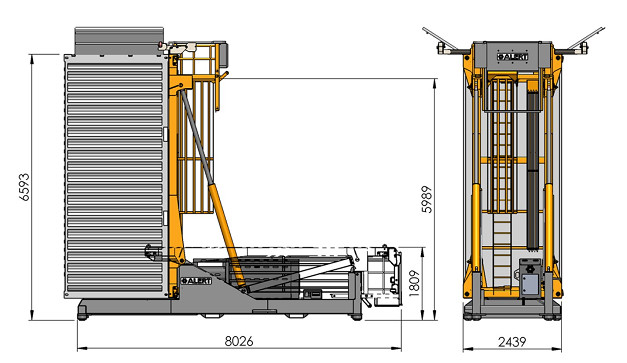 Alert ACT 90-20 Container Tilter